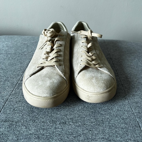 Clae Bradley perforated suede sneakers Oyster Tan 7 - Picture 4 of 12